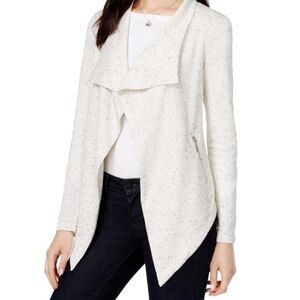 Bar III Open‎ Front Moto Cardigan